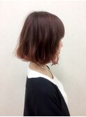 透明感ピンクヘアー