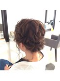 可愛いショートアレンジ　結婚式　二次会　パーティー