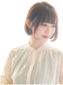 【ブランジュカラー】イルミナカラー × 小顔効果の前下がりボブ