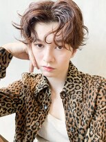 アイティー バイ アルバム 浦和店(IT by ALBUM)&nbsp;パーマショート_くびれミディイヤリングカラー_8214