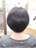かきあげ風ショートボブ