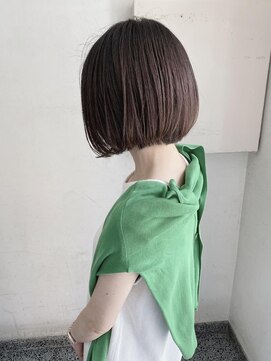 キャンバス バイ ネオリーブ 横浜西口(Canvas by neo.) 前下がりボブ ぱっつとまとまるボブヘア◎sk