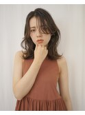 《PearL》抜け感揺らぎパーマ/マットブラウン/グレーベージュ
