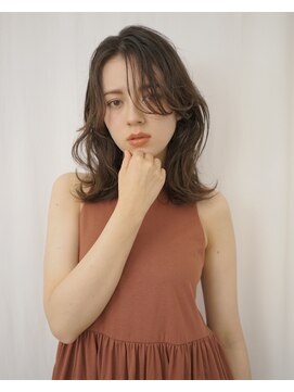 パール(PearL) 《PearL》抜け感揺らぎパーマ/マットブラウン/グレーベージュ