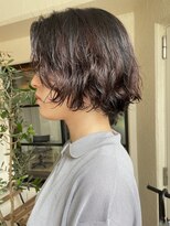 アル(AL)&nbsp;【AL】小栗春花　ショートボブ × プレックスパーマ