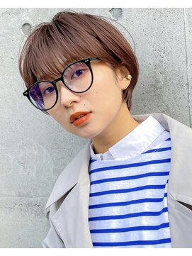 ガーデン オオタカノモリ(garden otakanomori) ニュアンスショコラベージュベビーバングコンパクトショート