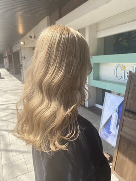 シエル ヘアーメイクアップ(CieL hair make up) 王道ハイトーン◎ブロンドベージュ