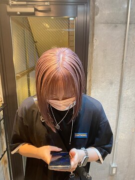 ゲーム 吉祥寺店(GAME) ダブルカラーラベンダーベージュケアブリーチハイトーンミニボブ