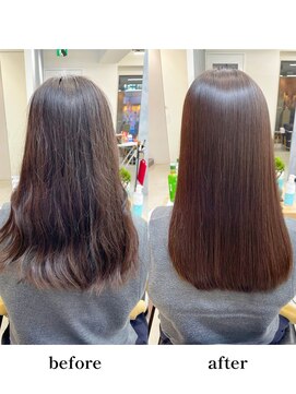 ボルジェ(Bolge) 初めての縮毛矯正でサラサラ美髪に☆