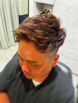 リバティシェアバーバー 銀座2nd(LIBERTY SHARE BARBER)&nbsp;ダウンパーマ×フェード