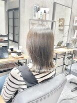 コア(CORE) 髪質改善/グレージュ/オリーブ/外ハネボブ【下荒田】