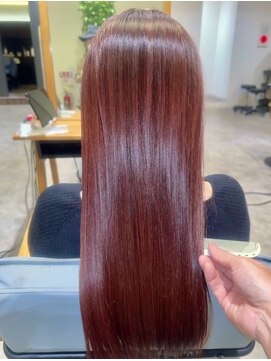 ビスポーク(BESPOKE) 20代30代40代髪質改善カラーブリーチオンピンク艶感ストレート