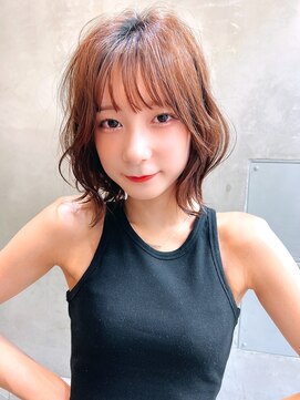ロジッタ(ROJITHA) 【ROJITHA表参道原宿】ミディアムボブ×ニュアンスカール
