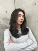 地毛ハイライト
