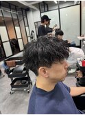 前下がりツイスパマッシュ