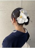 #卒業式ヘアセットカチモリ 結婚式 お呼ばれ 二次会成人式卒業式