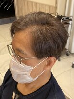 グランデュール 焼津店(GRANDEUR)&nbsp;白髪ぼかし グレージュ ベージュ グレー ハイライトケアブリーチ