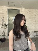 デザインカラー/レイヤーカット/ウェットヘア/オリーブベージュ