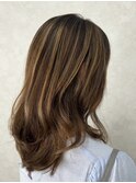 セミロング/ハイライトカラー[柏/柏駅]