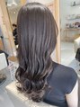 ハナサカヤヘアーサロン(hanasakaya hair salon)&nbsp;赤味を抑える艶カラー透明感カラー色落ちまで綺麗です！
