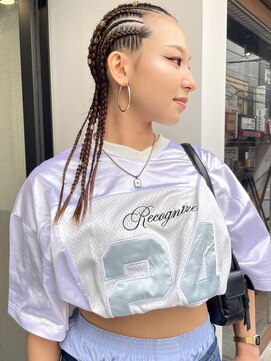 ゼスト クレス(ZEST Cres) 【立川CRES三木】デザインコーンロウスタイル3