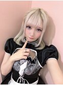 地雷系ハーフツインカラー