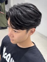 フィフス 名駅(fifth) 名古屋フェザーパーマ名駅センターパートフェザーショートメンズ