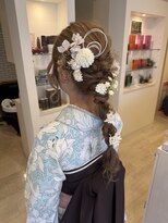 アドラーブル はなみずき店(adorable)&nbsp;【卒業式ヘアセット】【編みおろしスタイル】