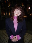 △癖毛風パーマウルフパーマレイヤーパーマグランジパーマ