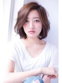 大人のかきあげフェアリーボブ