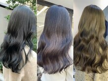 寒色系【ブリーチなしダブルカラー】[ブリーチ/ダブルカラー/ケアブリーチ/学割]