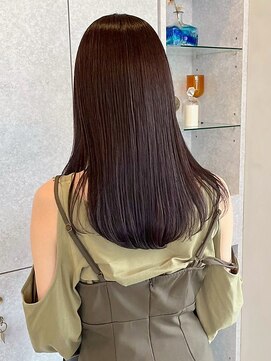 リットバイウェイズ(Lit by WAYS) ワンカラー/チョコレートブラウン/ストレート