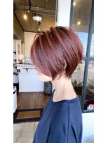 ボタニカル(BOTANICAL) レッドブラウンカラー大人ショートボブ暖色カラー