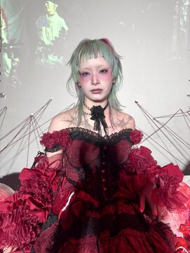 オーン(OOn) mint green × point color