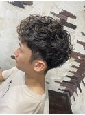 スペインカール風パーマ