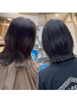 ラニハナクドウ(lanihana.kudo)&nbsp;#レイヤーボブ#くびれボブ#くびれヘア