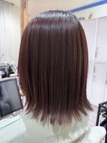 ラボヌールヘアーノーブル 新越谷店(La Bonheur hair noble)&nbsp;極上髪質改善/切りっぱなしミディ【美髪】【イメチェン】