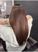 まとまりのある髪、縮毛矯正！