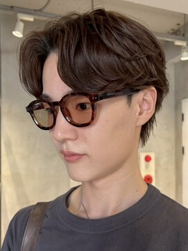 エリマ 横浜西口(elima) 横浜西口ニュアンスパーマフェザーパーマセンターパートゆるめ