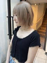 ジェスター(JESTER)&nbsp;〈atsuno〉ウルフボブとシナモンベージュ