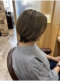 白髪ぼかしハイライト