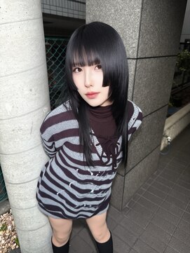 ハッシュカット姫カットウルフレイヤーカットロングウルフカット