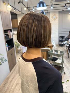 シアーハイライト&ミニボブ