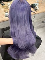 ベレーザ 渋谷(BELEZA)&nbsp;17268全頭ブリーチアンブレラカラーバーガンディラベンダー