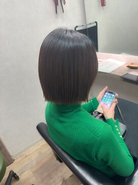 シュガー バイ エクラート 立川南口店(SUGAR by ECLART) ボブ/切りっぱなしボブ/立川南口/外ハネボブ/髪質改善