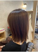 肩くらいの軽めボブ