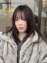 シェイト レイヤーカット 天神(ciate)&nbsp;レイヤー/ブリーチなしダブルカラー/ダブルカラー/髮質改善/天神