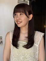 テテ ニコ(tete nico)&nbsp;【大前晴奈】チョコレートブラウンレイヤーカットミルクブラウン