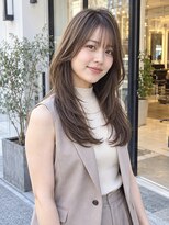 ラナ(LaNA)&nbsp;ふんわり重なる毛先のブラウンレイヤーロング