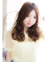 ローレン(LOREN)&nbsp;【RUCE】大人かわいいセンターパート♪片瀬那奈さん風ロング★